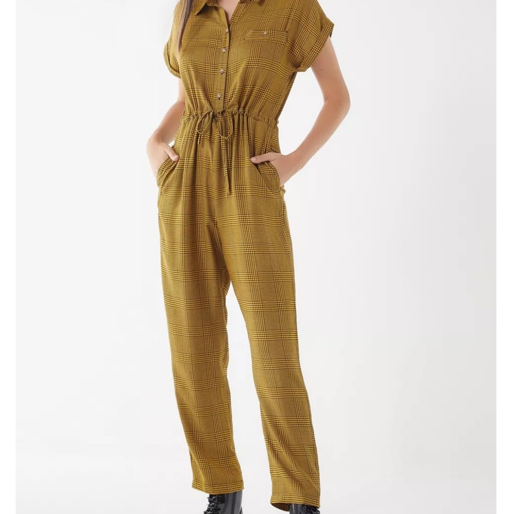Urban Outfitters NWT Tilda Plaid Jumpsuit